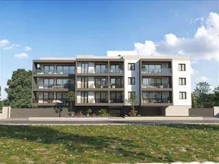 Новая резиденция с парковкой и зеленой зоной, Строволос, Кипр