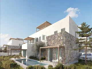 Новый комплекс вилл в 350 метрах от пляжа, Героскипу, Кипр