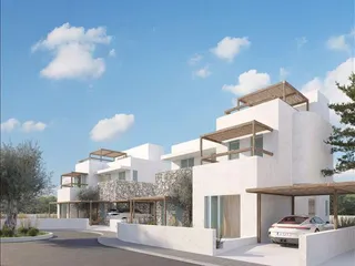 Новый комплекс вилл в 350 метрах от пляжа, Героскипу, Кипр