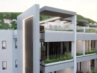 Малоэтажная резиденция с садом и зоной отдыха на крыше недалеко от моря, Гермасогейя, Кипр