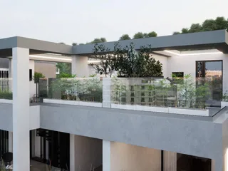 Малоэтажная резиденция с садом и зоной отдыха на крыше недалеко от моря, Гермасогейя, Кипр