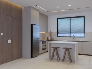 Малоэтажная резиденция с садом и зоной отдыха на крыше недалеко от моря, Гермасогейя, Кипр