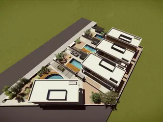 Комплекс вилл с садами и панорамными видами, Трахони, Кипр