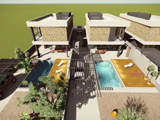 Комплекс вилл с садами и панорамными видами, Трахони, Кипр