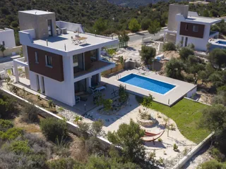 Комплекс вилл с панорамным видом на море в 10 минутах от Пафоса, Куклиа, Кипр