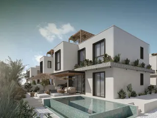 Новый комплекс вилл с бассейнами и садами в 5 минутах от пляжа Нисси, Айя-Напа, Кипр