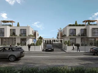 Новый комплекс вилл с бассейнами и садами в 5 минутах от пляжа Нисси, Айя-Напа, Кипр