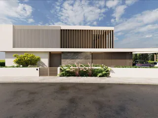 Новая вилла с бассейном в 300 метрах от моря, Ороклини, Кипр