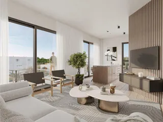 Новая резиденция с джакузи и террасой на крыше в 5 минутах от пляжа, Лимасол, Кипр