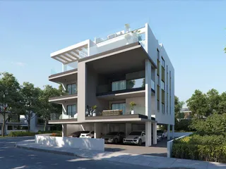 Новая резиденция с парковкой рядом с морем, Ливадия, Кипр