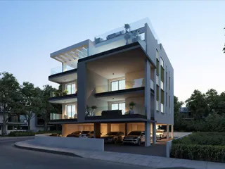 Новая резиденция с парковкой рядом с морем, Ливадия, Кипр