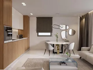 Новый жилой комплекс с бассейном и теннисным кортом в 150 метрах от пляжа, Хлорака, Кипр