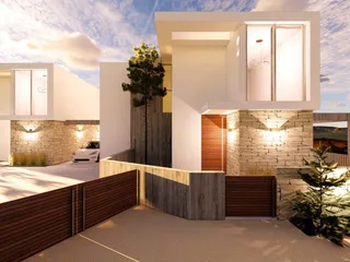 Комплекс вилл с бассейнами и большими крытыми верандами, Тсада, Кипр