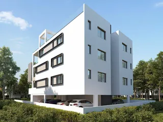 Современный жилой комплекс недалеко от торгового центра в Ларнаке, Кипр