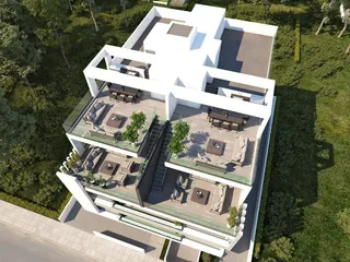 Современный жилой комплекс недалеко от торгового центра в Ларнаке, Кипр