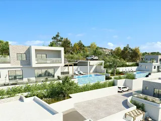Комплекс вилл с бассейнами и видами на море, Тсада, Кипр