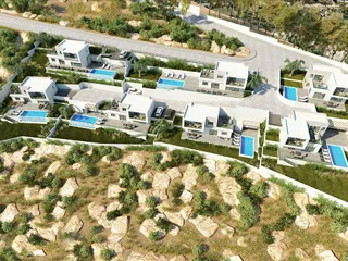 Комплекс вилл с бассейнами и видами на море, Тсада, Кипр