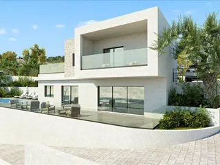 Комплекс вилл с бассейнами и видами на море, Тсада, Кипр