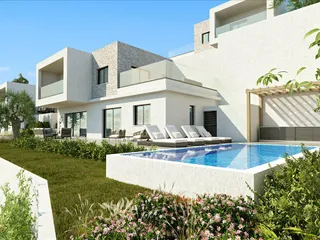 Комплекс вилл с бассейнами и видами на море, Тсада, Кипр