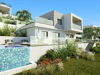 Комплекс вилл с бассейнами и видами на море, Тсада, Кипр