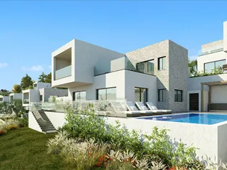 Комплекс вилл с бассейнами и видами на море, Тсада, Кипр