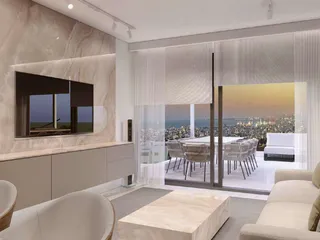 Новая резиденция с панорамными видами на море рядом с центром Лимасола, Кипр