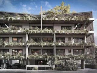 Новый комплекс меблированных апартаментов с парковкой в центре Лимасола, Кипр