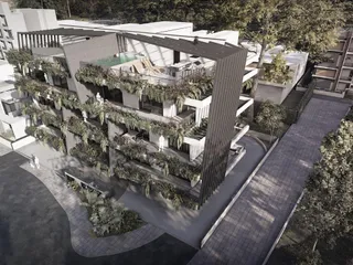 Новый комплекс меблированных апартаментов с парковкой в центре Лимасола, Кипр