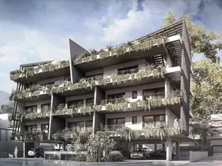 Новый комплекс меблированных апартаментов с парковкой в центре Лимасола, Кипр