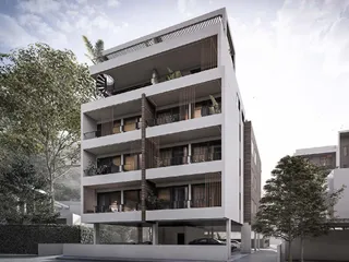 Новый закрытый комплекс меблированных апартаментов с бассейном в престижном районе Лимасола, Кипр