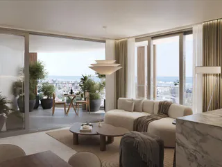 Современный жилой комплекс с парковкой в центре Ларнаки, Кипр