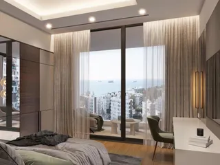 Новая резиденция с бассейном и просторными общими зонами в 1 минуте от пляжа, Лимасол, Кипр