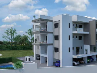 Новая резиденция с бассейном и садом, Агиос Афанасиос, Кипр