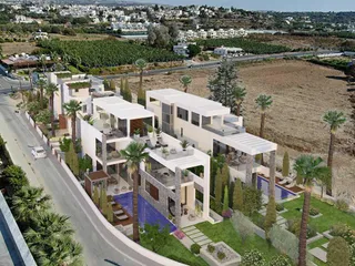 Комплекс вилл с бассейнами и панорамными видами на море, Кисонерга, Кипр