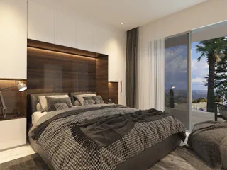 Комплекс вилл с бассейнами и панорамными видами на море, Кисонерга, Кипр