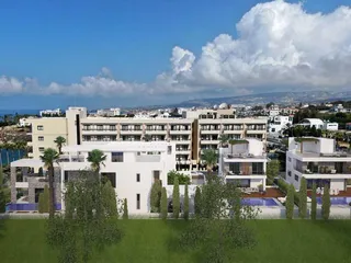 Комплекс вилл с бассейнами и панорамными видами на море, Кисонерга, Кипр