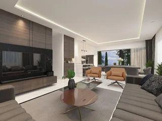 Комплекс вилл с бассейнами и панорамными видами на море, Кисонерга, Кипр