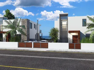 Новый комплекс вилл с бассейнами и панорамными видами в 5 минутах от пляжа, Героскипу, Кипр