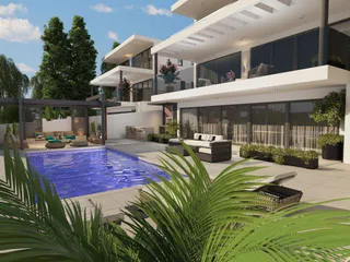 Новый комплекс вилл с бассейнами и панорамными видами в 5 минутах от пляжа, Героскипу, Кипр