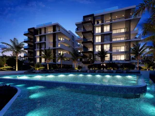 Современный жилой комплекс с бассейном и паркингом в престижном районе Лимассола, Кипр