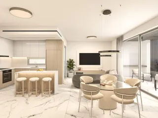 Новая резиденция с бассейном и садом на крыше в 5 минутах от моря, Героскипу, Кипр