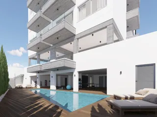 Новая резиденция с бассейном и садом на крыше в 5 минутах от моря, Героскипу, Кипр