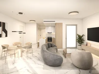 Новая резиденция с бассейном и садом на крыше в 5 минутах от моря, Героскипу, Кипр