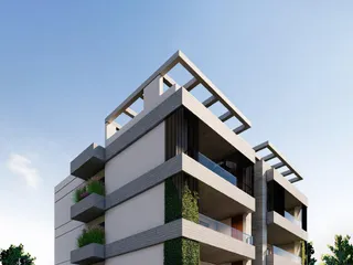 Новая резиденция с бассейном и садом на крыше в 5 минутах от моря, Героскипу, Кипр