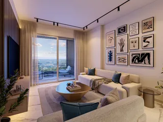 Новая резиденция с бассейном и видом на море в 7 минутах ходьбы от пляжа, Героскипу, Кипр