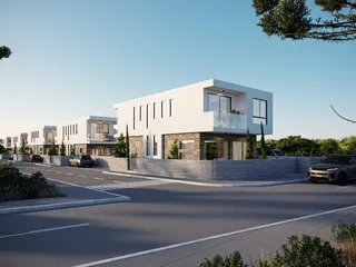 Новый комплекс вилл с бассейнами в 400 метрах от пляжа, Кисонерга, Кипр