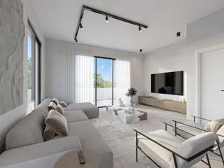 Новый комплекс вилл с бассейнами в 400 метрах от пляжа, Кисонерга, Кипр