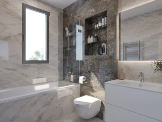 Новая резиденция с бассейном в 600 метрах от пляжа, Гермасогейя, Кипр