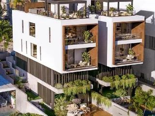 Новый комплекс вилл с бассейнами, садами и видами на море, Гермасогейя, Кипр