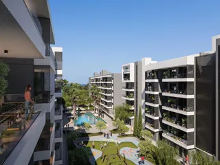 Новая закрытая резиденция с бассейном, коворкингом и зелеными зонами в 3 минутах от моря, Лимасол, Кипр